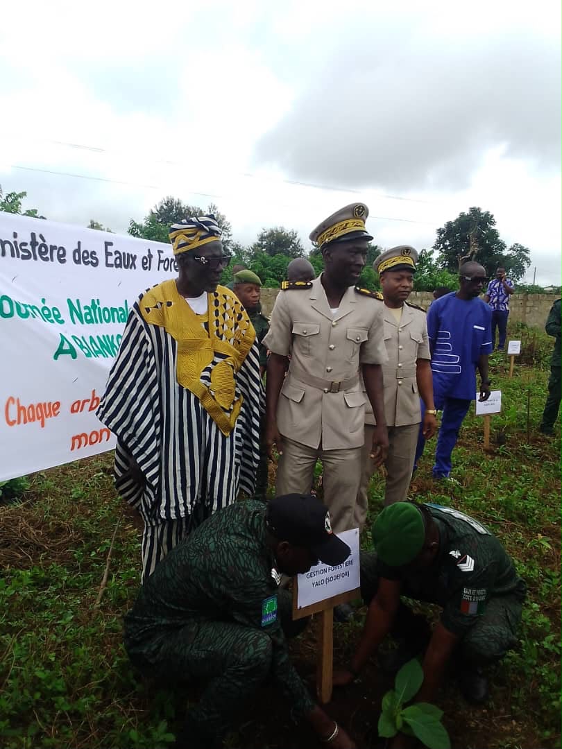 GBABLASSO (Biankouma) / Journée de l’arbre : Un hommage rendu aux patriarches Yacouba pour leur engagement en faveur de la protection des forêts sacrées